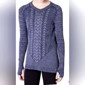 Ivivva by Lululemon Girls Long Sleeve Athletic Top Size 8 – Purple Glacier Air